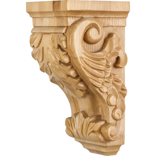 Hardware Resources - CORBB-1ALD - Small Acanthus Alder Corbel - Alder