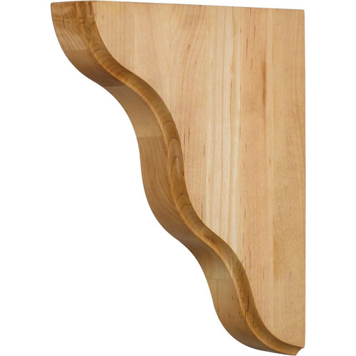Hardware Resources - CORSM-1CH - Smooth Contour Bar Bracket - Cherry
