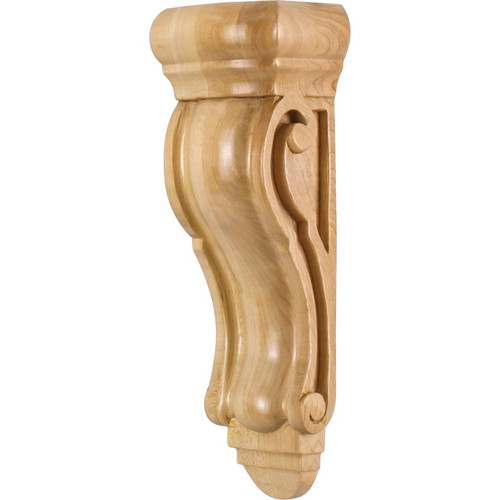 Hardware Resources - CORQ-4CH - Smooth Profile Rounded Traditional Corbel - Cherry