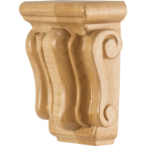 Hardware Resources - CORMI-MP - Mini Traditional Hard Maple Corbel - Hard Maple