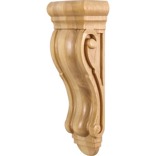 Hardware Resources - CORQ-5MP - Smooth Profile Rounded Traditional Corbel - Hard Maple