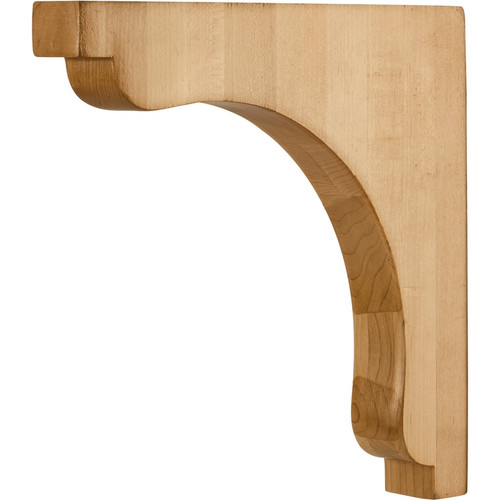 Hardware Resources - COR28-2RW - Transitional Corbel - Rubberwood