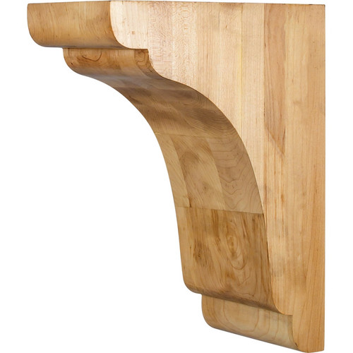 Hardware Resources - COR33-3HMP - Transitional Corbel - Hard Maple