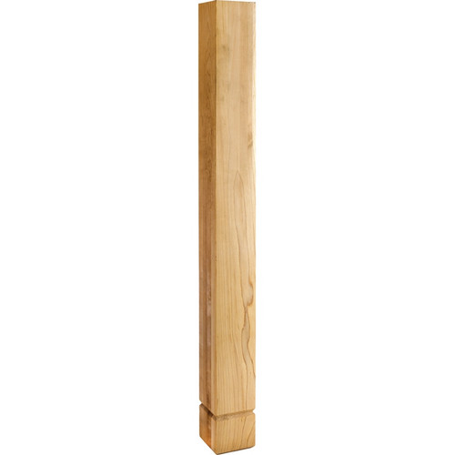 Hardware Resources - P33RW - Shaker Rubberwood Post (Island Leg) - Rubberwood