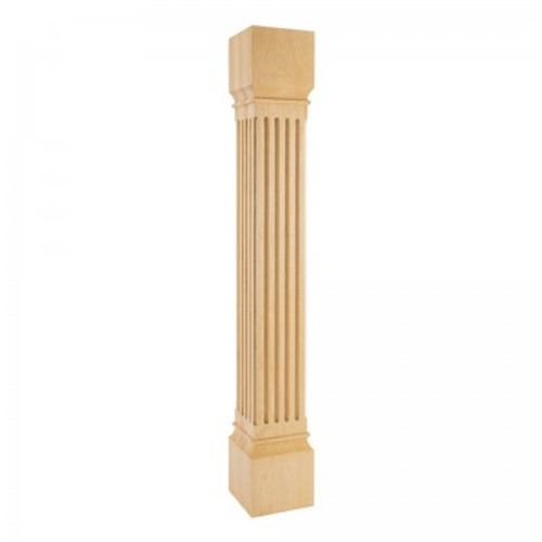 Hardware Resources - P27-6-42-WB - Large Fluted Post - White Birch