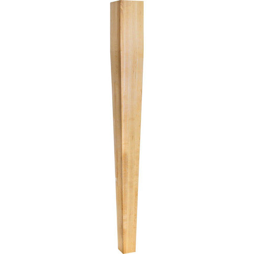 Hardware Resources - P43MP - Four Sided Tapered Hard Maple Post - Hard Maple