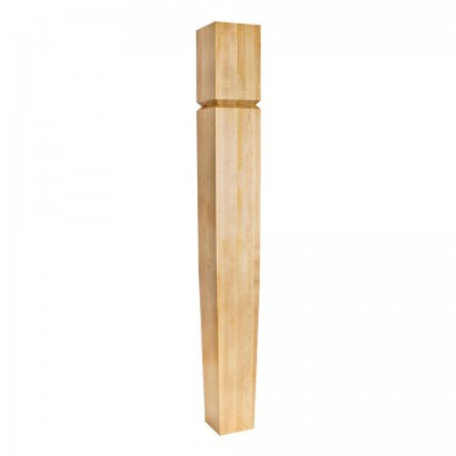 Hardware Resources - P60-5-42-ALD - Island Post with Groove and Tapers to the Base - Alder