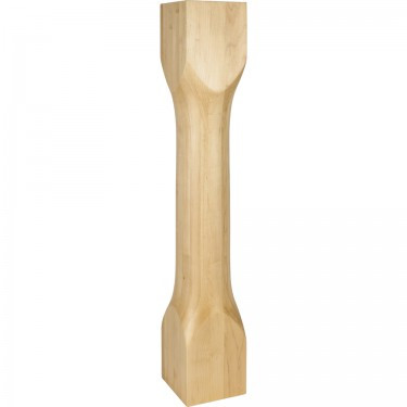 Hardware Resources - P83-6-CH - Cathedral Turned Contemporary Post - Cherry