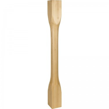 Hardware Resources - P83-WB - Cathedral Turned Contemporary Post - White Birch