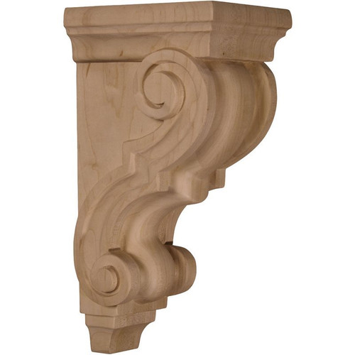 Ekena Millwork Corbel - Red Oak - CORW05X05X10TRRO