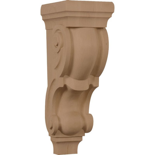 Ekena Millwork Corbel - Rubberwood - CORW06X08X18TRRW