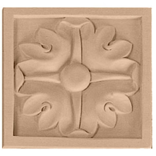 Ekena Millwork Rosette - Alder - ROS05X05X01EDAL