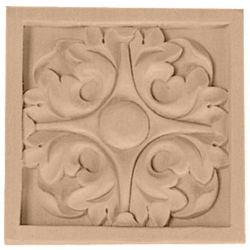 Ekena Millwork Rosette - Cherry - ROS03X03LFCH