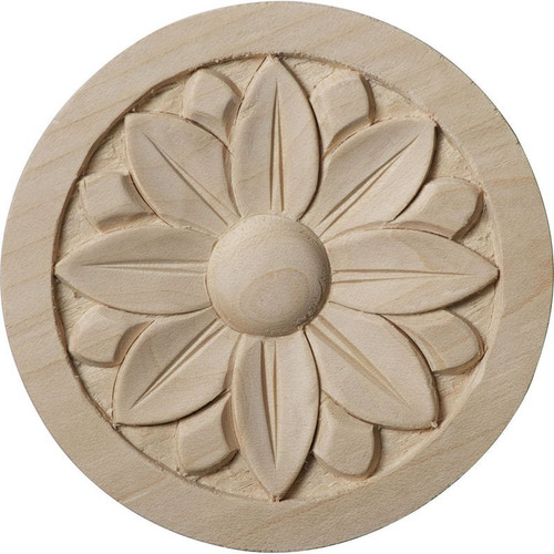 Ekena Millwork Rosette - Cherry - ROS03X03BECH