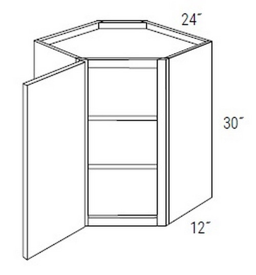 JSI Craftsman Upton Recessed Kitchen Cabinet WDC2430-UBR