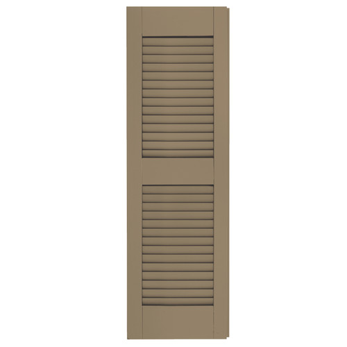 Atlantic Premium Shutters Architectural Collection - Louvered w/ Rabbeted Edge