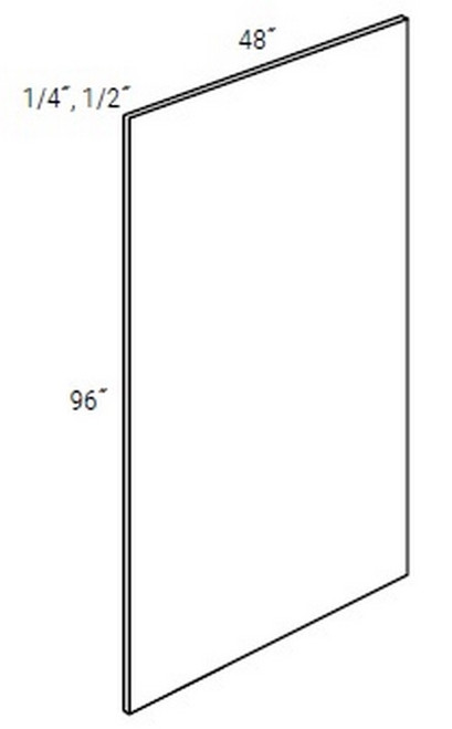 JSI Craftsman Upton Recessed Kitchen Cabinet PNL4896-UBR