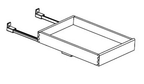 JSI Craftsman Upton Recessed Kitchen Cabinet SCRT24-UBR