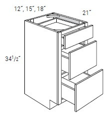JSI Cabinetry Upton Recessed Bath Cabinet VDB1221-UBR