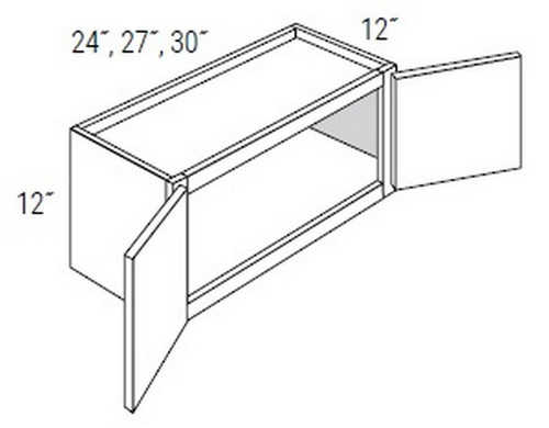 JSI Cabinetry Upton Slab Kitchen Cabinet W3018B-UB