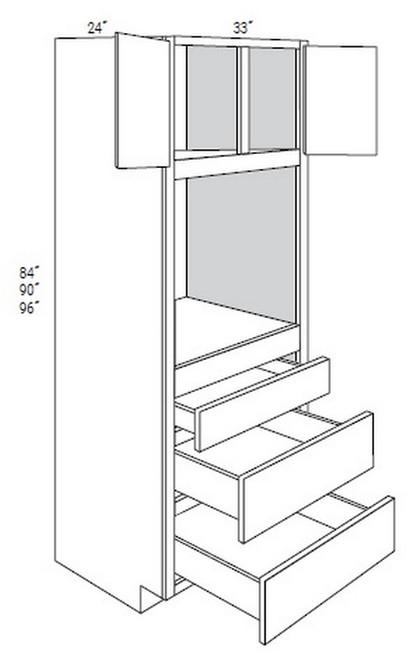 JSI Cabinetry Upton Slab Kitchen Cabinet OC3390-UB