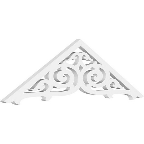 Ekena Millwork Pitch Athens Gable Pediment - Primed Polyurethane - GPP036X011X100ATH