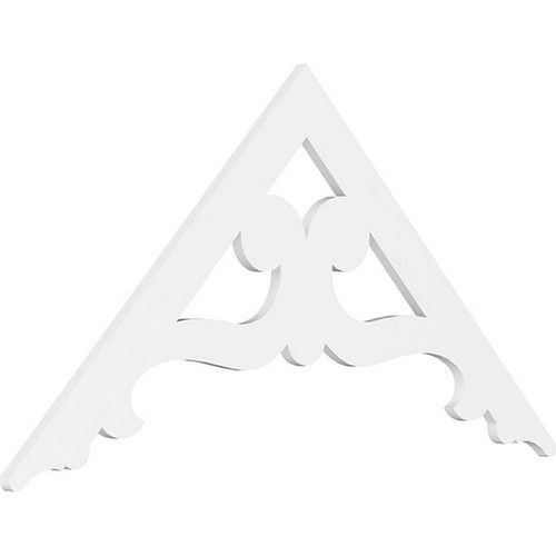 Ekena Millwork Pitch Brontes Gable Pediment - Primed Polyurethane - GPP060X030X100BRO