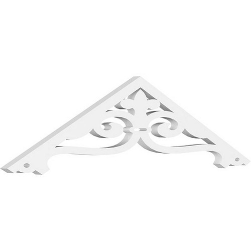 Ekena Millwork Pitch Finley Gable Pediment - Primed Polyurethane - GPP036X009X100FIN