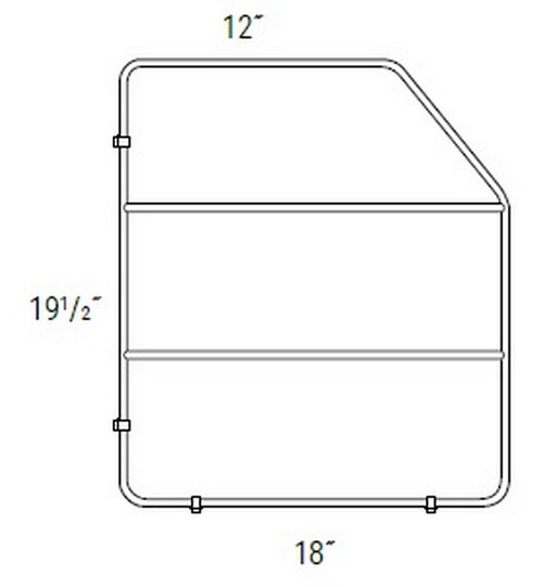 JSI Cabinetry Upton Slab Kitchen Cabinet TRAYDIV-UB