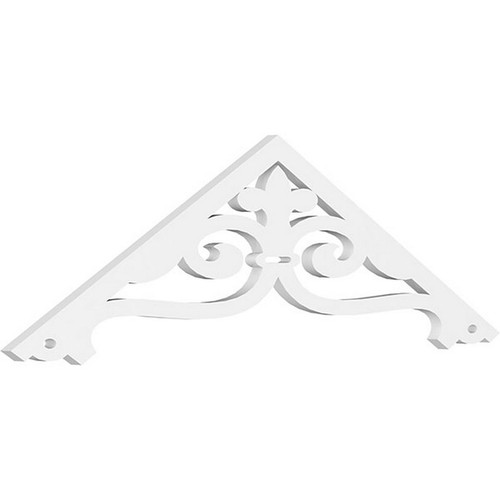 Ekena Millwork Pitch Finley Gable Pediment - Primed Polyurethane - GPP048X014X100FIN