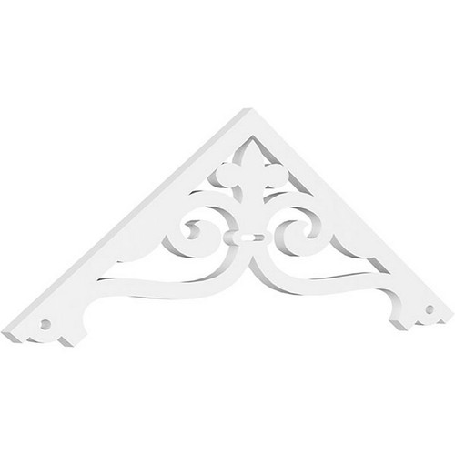 Ekena Millwork Pitch Finley Gable Pediment - Primed Polyurethane - GPP048X016X100FIN