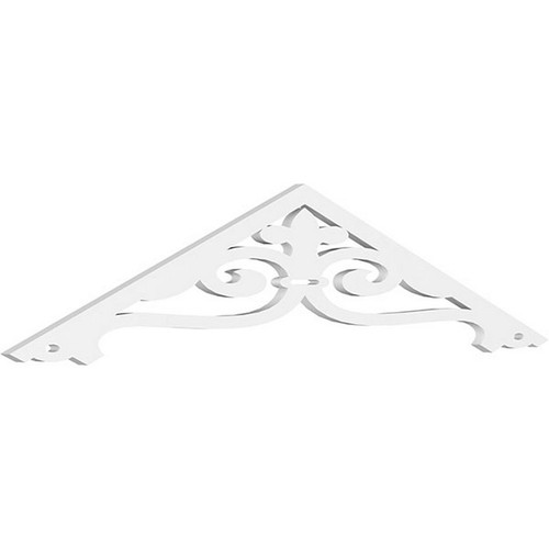 Ekena Millwork Pitch Finley Gable Pediment - Primed Polyurethane - GPP060X013X100FIN