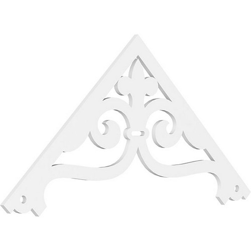 Ekena Millwork Pitch Finley Gable Pediment - Primed Polyurethane - GPP072X033X100FIN