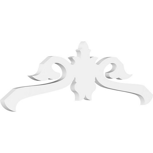 Ekena Millwork Pitch Florence Gable Pediment - Primed Polyurethane - GPP036X012X100FLO