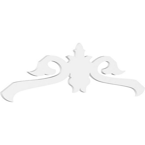 Ekena Millwork Pitch Florence Gable Pediment - Primed Polyurethane - GPP072X021X100FLO