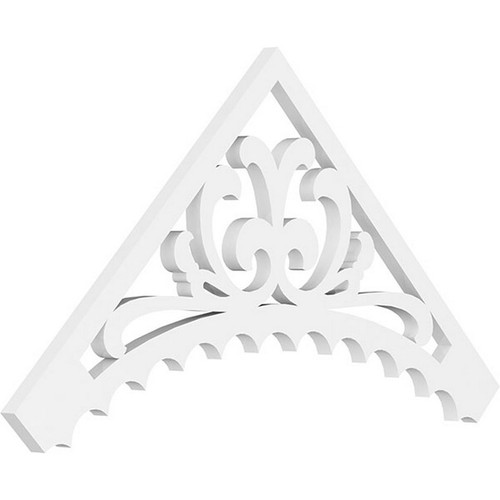Ekena Millwork Pitch Genova Gable Pediment - Primed Polyurethane - GPP036X018X100GEN