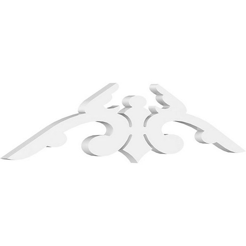 Ekena Millwork Pitch Milton Gable Pediment - Primed Polyurethane - GPP036X009X100MIL