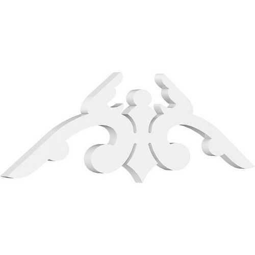 Ekena Millwork Pitch Milton Gable Pediment - Primed Polyurethane - GPP036X012X100MIL