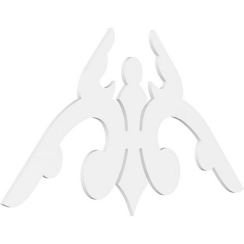 Ekena Millwork Pitch Milton Gable Pediment - Primed Polyurethane - GPP072X042X100MIL