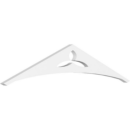 Ekena Millwork Pitch Naple Gable Pediment - Primed Polyurethane - GPP036X008X100NAP