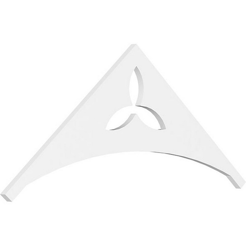 Ekena Millwork Pitch Naple Gable Pediment - Primed Polyurethane - GPP048X020X100NAP