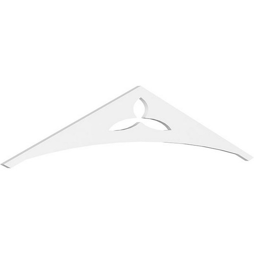 Ekena Millwork Pitch Naple Gable Pediment - Primed Polyurethane - GPP072X015X100NAP