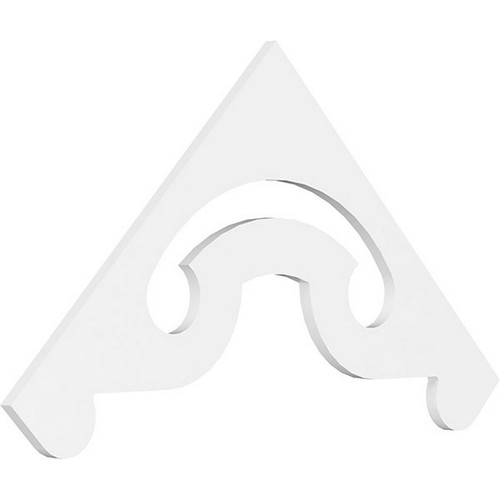 Ekena Millwork Pitch Northwest Gable Pediment - Primed Polyurethane - GPP048X024X100NOR