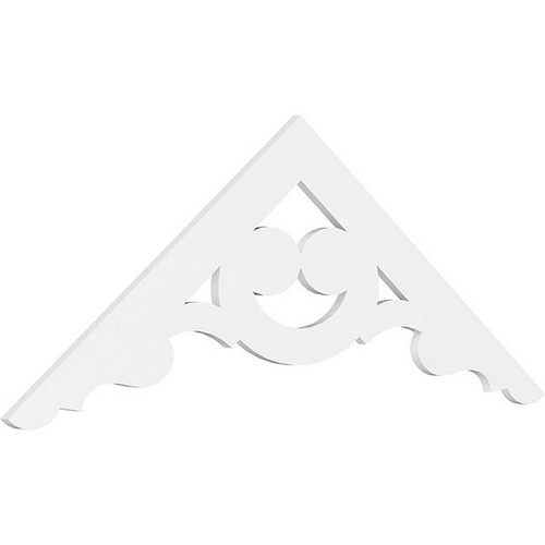 Ekena Millwork Pitch Robin Gable Pediment - Primed Polyurethane - GPP072X027X100ROB