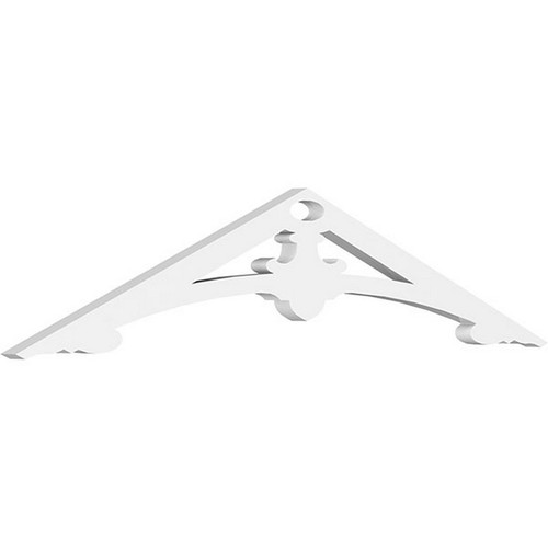 Ekena Millwork Pitch Sellek Gable Pediment - Primed Polyurethane - GPP036X008X100SLK