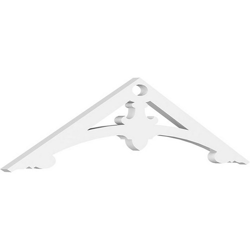 Ekena Millwork Pitch Sellek Gable Pediment - Primed Polyurethane - GPP036X009X100SLK