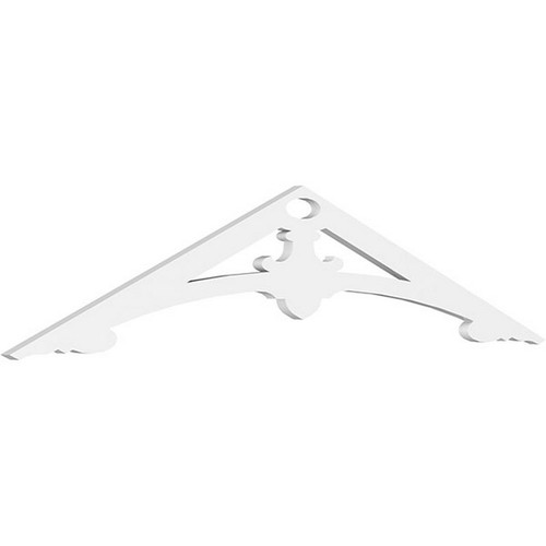 Ekena Millwork Pitch Sellek Gable Pediment - Primed Polyurethane - GPP060X013X100SLK