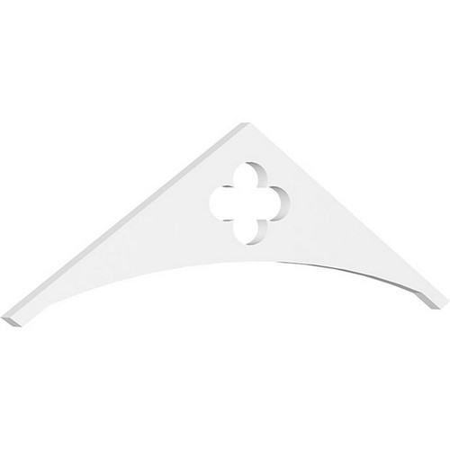 Ekena Millwork Pitch Turner Gable Pediment - Primed Polyurethane - GPP048X014X100TUR