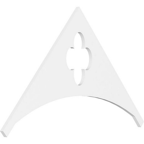 Ekena Millwork Pitch Turner Gable Pediment - Primed Polyurethane - GPP048X028X100TUR