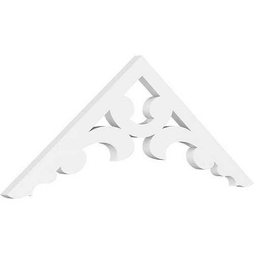 Ekena Millwork Pitch Vienna Gable Pediment - Primed Polyurethane - GPP036X014X100VIE
